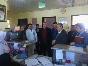 بازدید فرماندار هشترود از بیمارستان امام حسین (ع) هشترود 