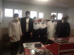 بازدید مسئولین محترم شبکه بهداشت از بخش ویژه بیماران تنفسی
