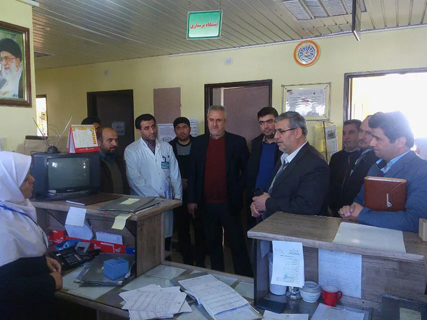 بازدید فرماندار هشترود از بیمارستان امام حسین (ع) هشترود 